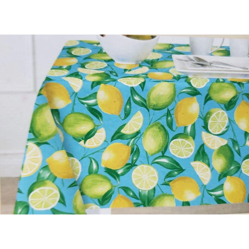 Printed Fabric Tablecloth, 70